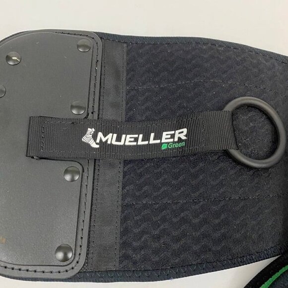 Mueller Green Back and Abdominal Support Brace For Adults Waists Between 32"-51" - Picture 2 of 7